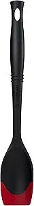 Le Creuset Revolution Bi-Material Saute Spoon, 13.5" x 2.5", Cerise