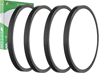 4PK 15.8 Inch Black LED Flush Mount Ceiling Light, 32W, 3480LM, 3000K/4000K/6000K CCT Selectable, Round Flat Panel Light Low Profile Ceiling Light Fitures for Hallway, Kitchen, Bedroom, Laundry Room