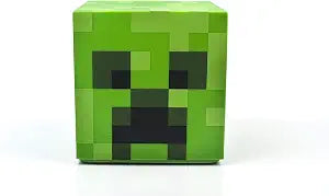 Minecraft Creeper LED Mood Light Creeper Lamp Mood Lighting Battery Powered | Collectible Mood Lamp | Green Mood Light LED Creeper | 5 Inches Tall