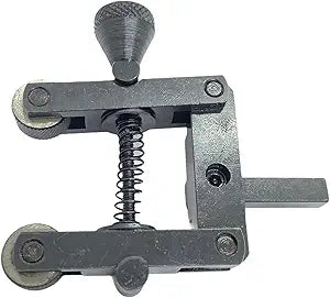 knurling Adjustable Spring Tool Holder with 6pcs Wheel, Ideal for DIY enthusiasts and professionals, Built with durable materials, Ideal for use in metalworking, woodworking and others