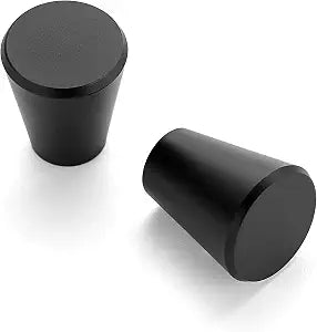 Ravinte Matte Black Cabinet Knobs Drawer Knobs, 3/4 Inch, 10 Pack