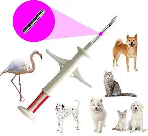 Pet Identification Microchip 60 Pack 1.4X8 MM,Use for Dogs, Cats Small Puppies 8 mm Length, 15 Gauge Universal Standard