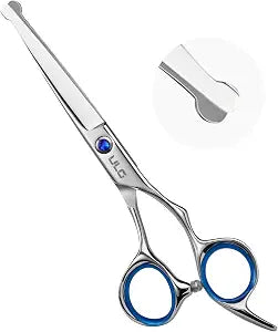 ULG Kids Hair Cutting Scissors, 6.5" Round‑Tip Safety for Toddlers & Adults