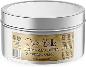 Dixie Belle Big Mamas Butta - Suzannes Garden (10oz) - Natural Furniture Conditioner - Contains Coconut Oil, Hemp Seed Oil, Beeswax and Carnauba Wax - Rose Scented