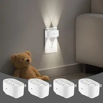 LED Night Lights Plug into Wall,Dusk to Dawn Auto-On/Off Night Light 5000K
