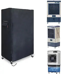 Outdoor Swamp 600D Heavy Duty Cooler Cover, Evaporative Air Cooler Cover Fits Uthfy 48" Swamp Cooler and 48" Evaporative Air Cooler, MEPTY 43", TROPOW 3500CFM 41000CFM (28"  26"  48")