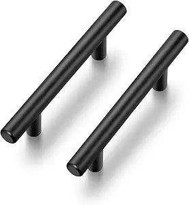 Ravinte Matte Black 6" Length Cabinet Handles 3.75" Hole Center 32 Pack