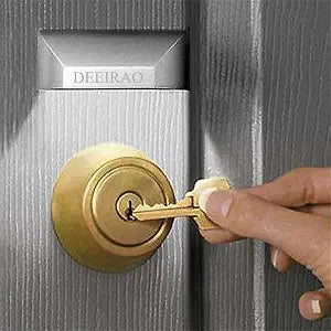 Home Keyhole Light Wireless Motion Sensor LED Night Lights Silver