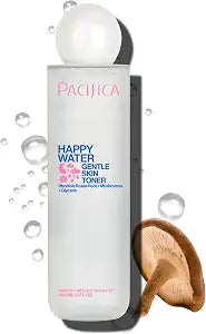 Pacifica Happy Water Hydrating Facial Toner ��� Vegan Ceramides, Hyaluronic Acid & Electrolytes, Refreshing & Calming for Balanced Skin, Clean Beauty, Vegan, Cruelty-Free, All Skin Types, 4 oz