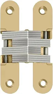 Deltana Dch216u4 Concealed Hinge, Satin Brass, 4-5/8" X 1"