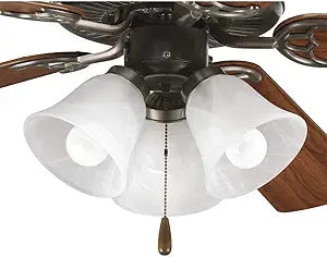 Progress Lighting P2600-20WB Fan Light Kit, Brown