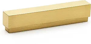 Alno A460-4-SB Simplicity 4 Inch Center to Center Rectangular Cabinet Pull