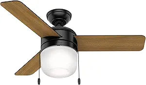 Hunter Fan Company 59410 Acumen Ceiling Fan, 42, Matte Black