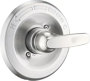 Shower Trim Kit Replacement for 13/14 Series, Shower Cover Plate with Handle (Valve& Catridge Not Inclued) (Brushed Nickel)