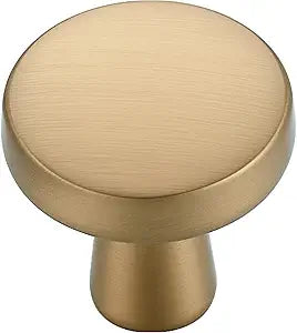 Ravinte 30 Pack Champagne Bronze Cabinet Knobs Mini Round Knobs Single Hole Solid Drawer Pulls for Dresser Drawers -1 Inch Diameter