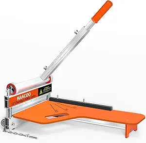 NAACOO Laminate/Vinyl Floor Cutter, 13 Vinyl Plank Cutter with Wheel  Just 1 Step Meet Angle&Length Cutting, Flooring Tools - Cuts Laminate Floor, Engineer Wood, LVP/T, VCT, SPC, WPC