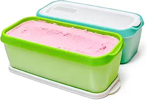 Ice Cream Containers 1.5 Quart Set of 2 with Lids  Reusable Ice Cream Storage Containers for Freezer, Double Insulated Homemade Ice Cream Containers, BPA Free Quart Freezer Containers