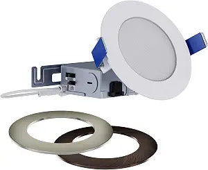 HALO HLB Canless LED Recessed Lighting 4 inch 5CCT Lumen Select 2 Trims