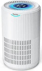Air Purifiers for Home Large Room Up to 1680 Ft┬▓, Tailulu H13 HEPA Air Filter Cleaner, 360┬░ Air Intake & Outlet,Smoke Dust Pollen,15dB Sleep Mode Air Purifiers for Bedroom Living Room, Kitchen, Office