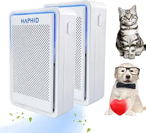 Cat Litter Deodorizer 99%, Pet Odor Eliminator for Strong Odor with Catalyst Filter, Air Purifier Plug In Air Freshener for Home & Pets Litter Box Room Wardrobe Toilet Shoe Cabinet (2-Pack