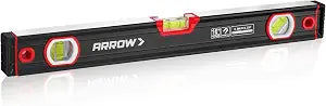 ARROW 16-Inch Level, Magnetic Torpedo Level for Construction, Carpentry