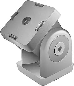 8020, 14017, 15 Series 2 Hole Flexible Pivot Joint Connector Fittings for Aluminum Extrusion Profile 180 Degree Adjustable Pivot Joint 1.5" T-Slot Accessory 80/20 (1)