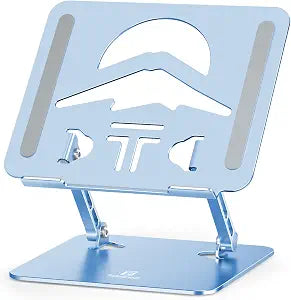 Z-Shaped Laptop Stand for Desk Fits 10"-16" Notebook, Sky Blue