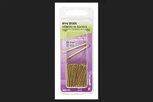 Hillman 16 Ga. x 1-1/4 in. L Brass Brad Nails 1 pk 2 oz.