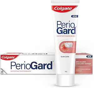 Colgate Gum Protection PerioGard Toothpaste 90grm/3.2oz Helps Fight Plaque Dual Active Formula Helps to Keep Gums Healthy