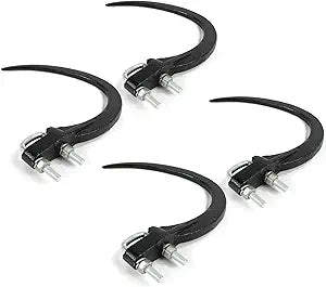 The ROP Shop | (Pack of 4) 9" Hay / Straw Grapple Hooks with Hardware for Accumulator Durable