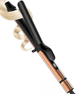 MESCOMB 1.25 Inch Curling Iron, 6.7" Extra Long Barrel