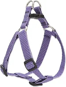 LupinePet Eco 3/4" Lilac 15-21" Step In Harness for Small Dogs