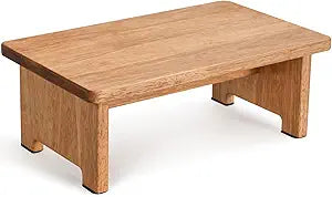 Wooden Step Stool Step Stool for Adults Heavy Duty Stepping Stool for Bedroom, Garden, Bathroom Easy to Assemble 5.9" High