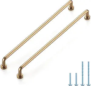 JOY DECOR Cabinet Pulls  8-3/4 Inch Hole Center, Champagne Bronze, 5 Pack, Zinc Alloy Cabinet Handles for Drawers & Cupboard  Vintage Style Hardware for Kitchen, Bathroom, Dresser