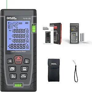 Black Canyon Laser Measuring Tool, 330ft High Accuracy 1/16" (2 mm) Laser Measure with Multi-Mode, Self-Calibration, Backlight & 99 Memory for Indoor/Outdoor Use