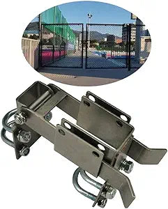 Chain Link Residential Strong Arm Double Gate Latch,Use This Double Gate Latch Where 2 Gates Swing Together.The Minimum Distance Between Doors is 2 ",Chain Latch for 1-1/4" Gate Frames Pipe Sizes.