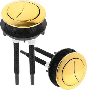 DOITOOL Toilet Push Button Replacement Dual Flush Toilet Button for Bathroom Cistern Round Head Flushing for Water Tank 2 pack 5.39 X 2.36 X 2.36 in