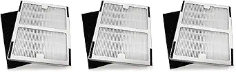 Nispira IAF-H-100B HEPA Carbon B Filter Set Replacement Compatible with Idylis B Air Purifier AC-2125, AC-2126, IAP-10-125, IAP-10-050, IAP-10-150, 3 Sets