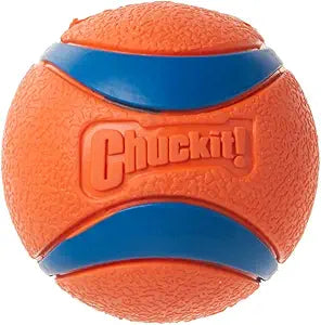 Chuckit! Dog Ultra Balls X-Large - 1 Count - (3.5in Diameter) - Pack of 3