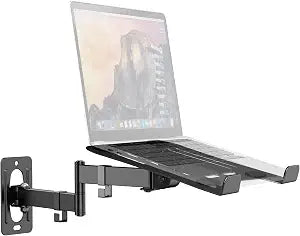 PUTORSEN 2-in-1 Laptop Wall Mount for 10-17" Notebooks & 32" Screens
