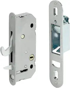 Gliding Patio Door Mortise Lock & Keeper Kit Compatible with Andersen 2-Panel OEM Part #2562123, Replaces #2573558, #2573562, #2565507 & #2565511, 2-9/16" Hole Centers, Non-Handed
