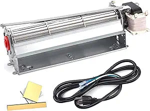 Criditpid FK12 Replacement Fireplace Blower Fan Kit for Majestic, Monessen, Martin, Vermont Castings, Temco, Lennox Fireplaces, GFK4, FK24, FK12 Blower Fan for Rotom R7-RB12, Regency 910-331/P