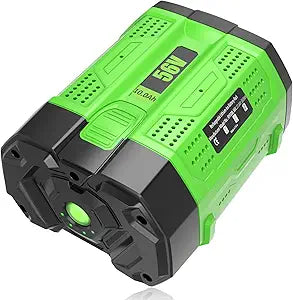 Upgrade 10000mAh Lithium Ion Battery Long Runtime High Power Output Replacement for EGO 56V Battery BA2800 BA2800T BA4200 BA4200T BA5600T Green (Green, 10.0Ah)