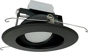 Nora Lighting NLCBC-66930XBB 6 in. Cobalt LED Retrofit Adjustable44; Black - 30K