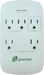 Greenlite, Tier 1 Advanced Power Strip, Energy-Saving, Smart Power Bar 5 Outlet