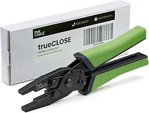 trueCABLE Parallel Crimping Pliers, Toolless Keystone Jack and Field Termination Plug Closure Tool, trueCLOSE