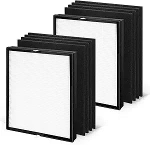BF25A/BF15A H13 True HEPA Filter Replacement for A-len A350 A375 Air Purifier,2+8prefilters