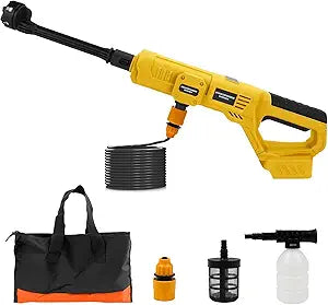 Cordless Cleaning Tool for Dewalt 20V Battery, 21000RPM Cleaning Tool with 6-in-1 Nozzle & Foam Cannon, for Car, Floor, Wall CleanBattery Not Included