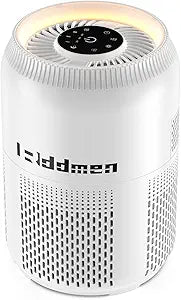 3-in-1 Air Purifier for Home - H13 HEPA Air Filter, Covers Up to 1095 sq ft for Bedrooms, Offices & Living Rooms (White)