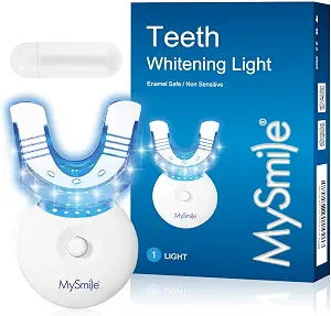MySmile Teeth Whitening LED Light w/Mouth Tray Home Oral Whitening Device